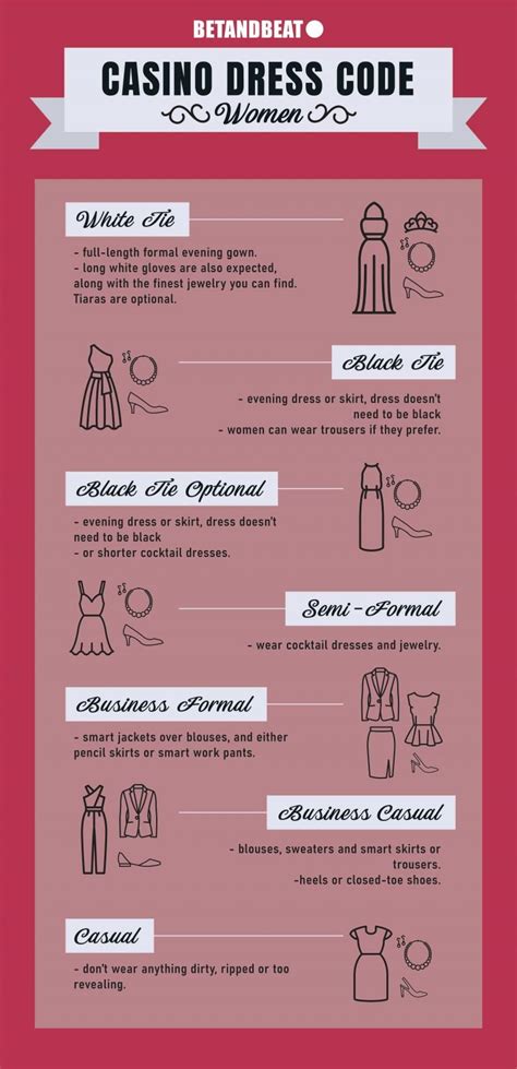 casino dress code for ladies